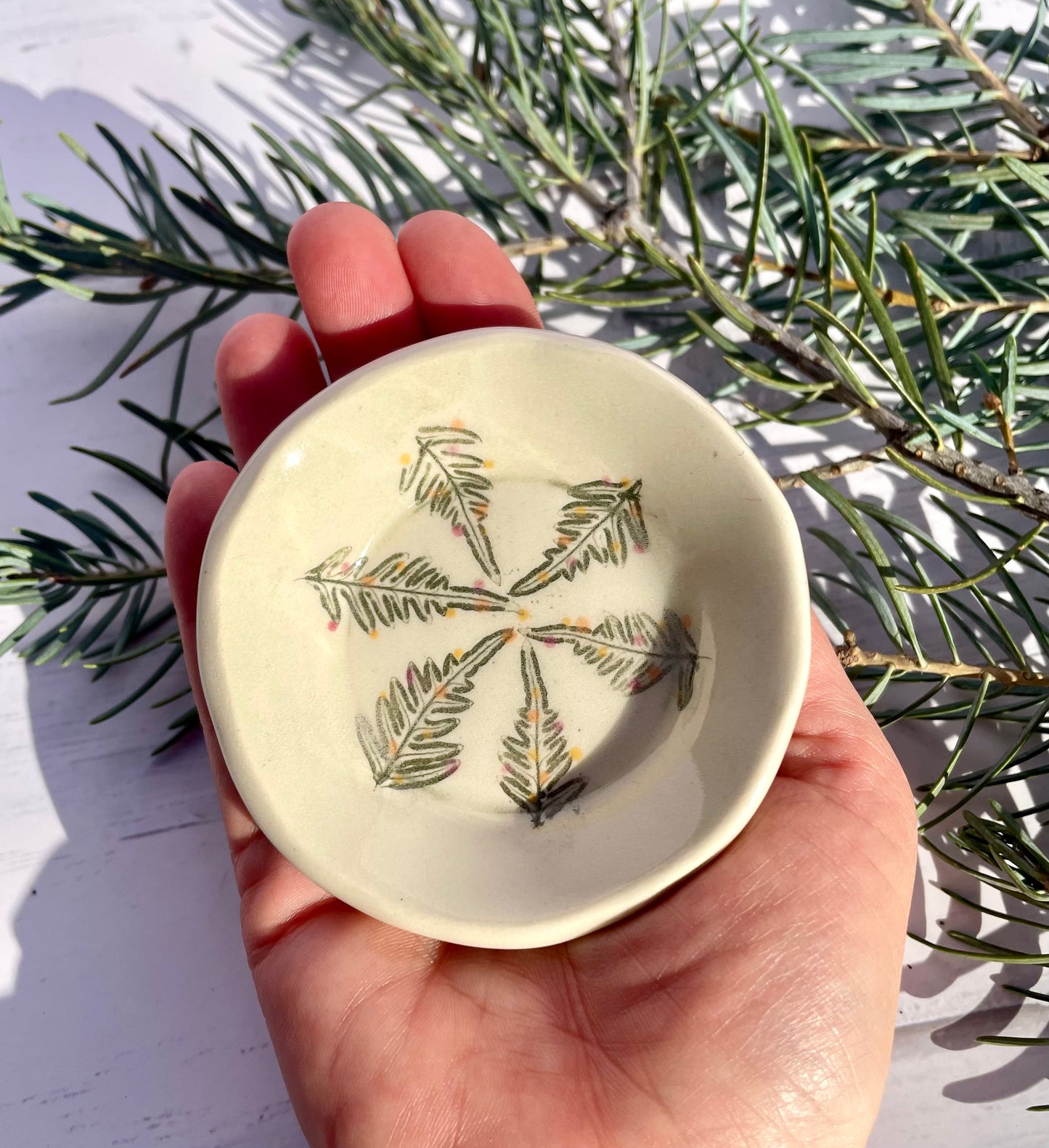 Holiday Fern Platters