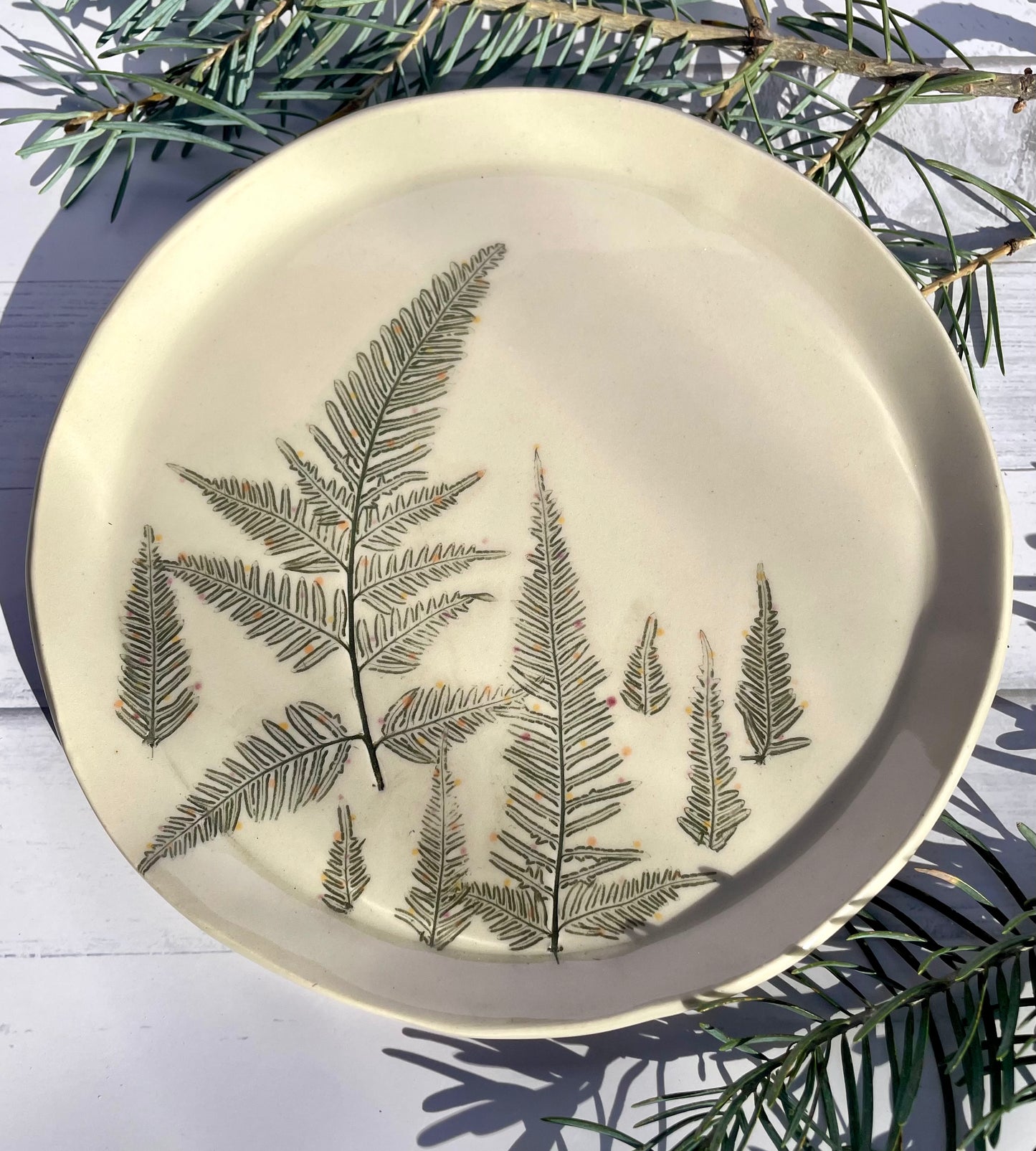 Holiday Fern Platters