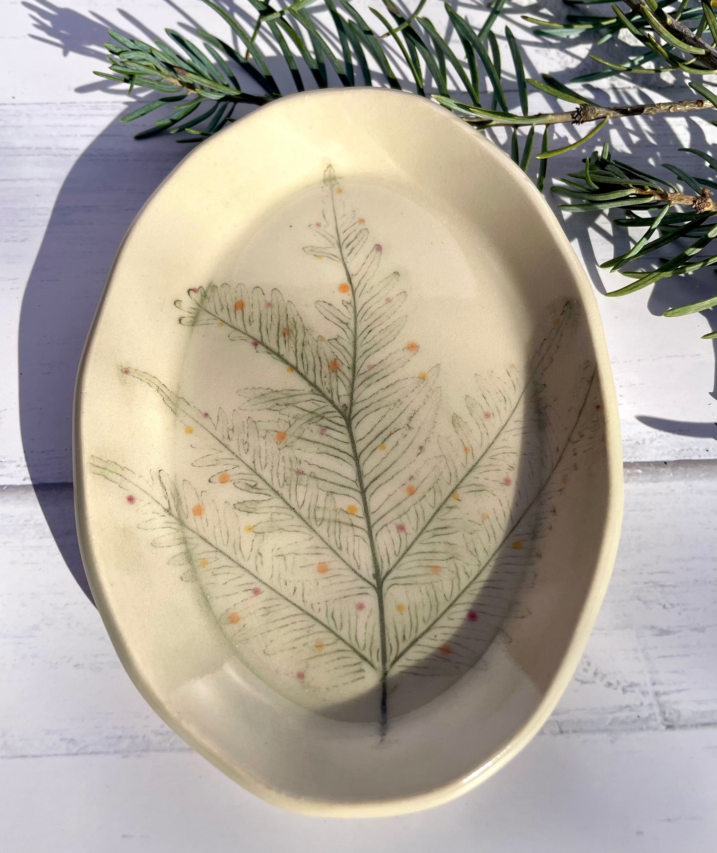 Holiday Fern Platters
