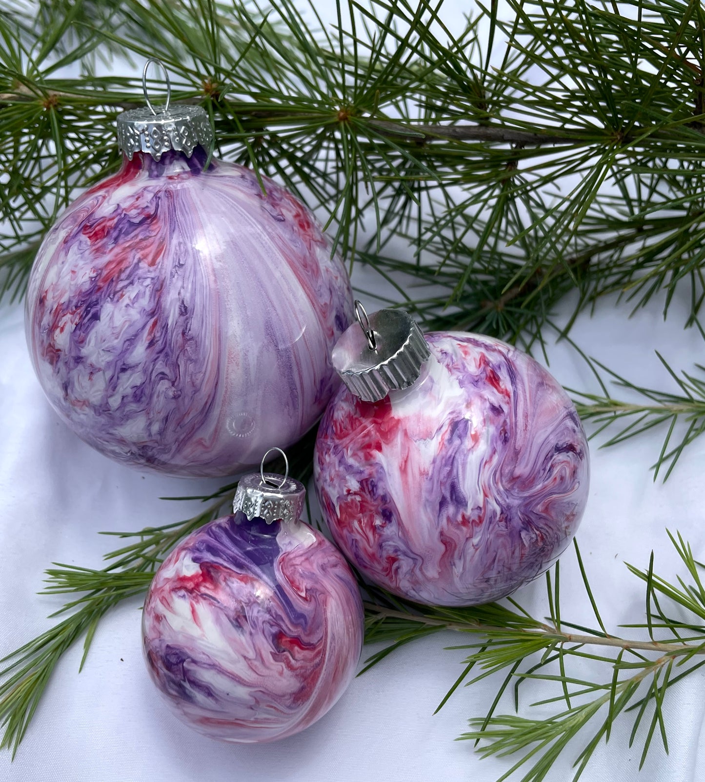 OG - Hand Painted Glass Baubles