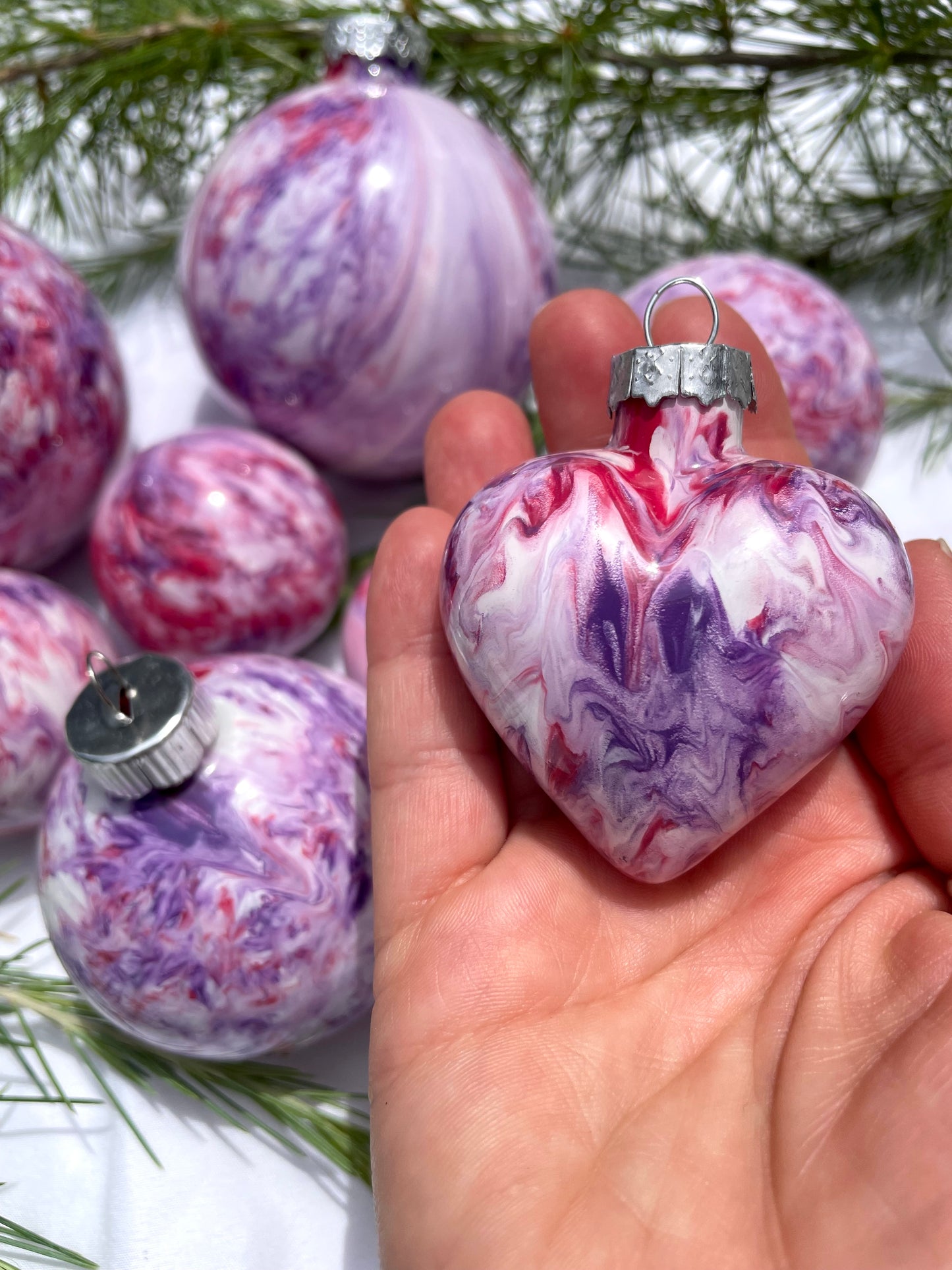 OG - Hand Painted Glass Baubles
