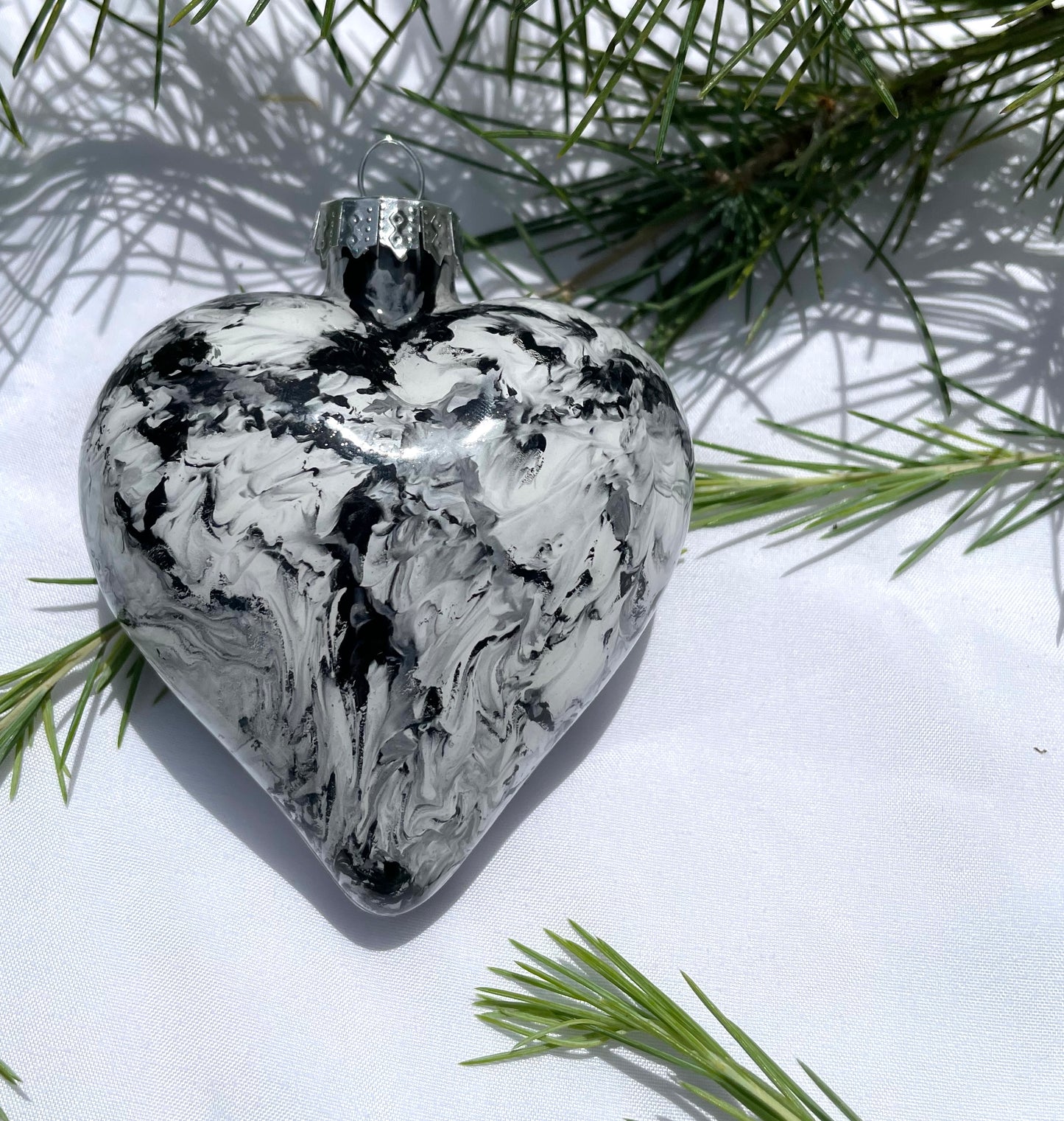 Othello - Hand Painted Glass Baubles